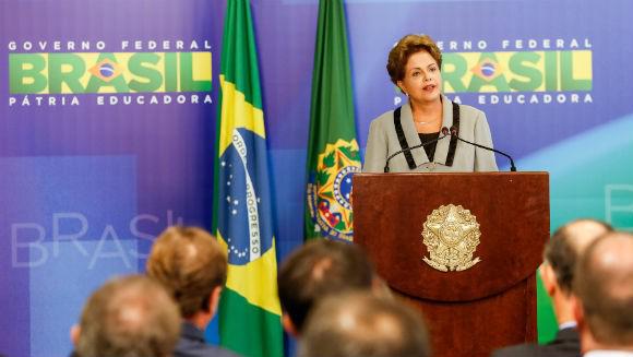 Primeiro pronunciamento de Dilma após protestos contra governo federal. Foto: Ricardo Stuckert/Fotos Públicos