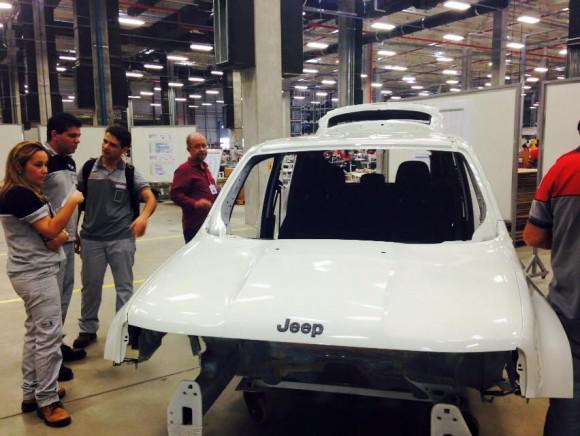 Modelo do Jeep Renegade, que deve ser comercializado por R$ 69 mil. Foto: Marcela Balbino/BlogImagem. 