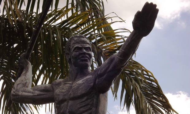 Estátua de Zumbi dos Palmares na cidade de União dos Palmares, em Alagoas / Foto: Reprodução/Internet