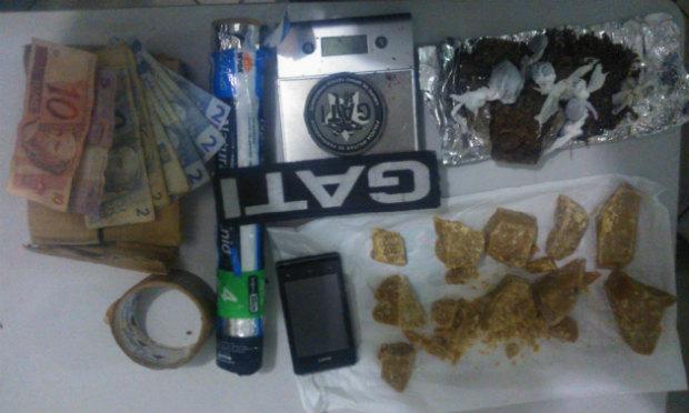 Material foi encontrado dentro da casa do suspeito no bairro do Salgado / Foto: Divulgação/Polícia Militar