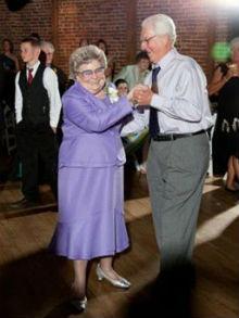 Casal gostava de dançar 