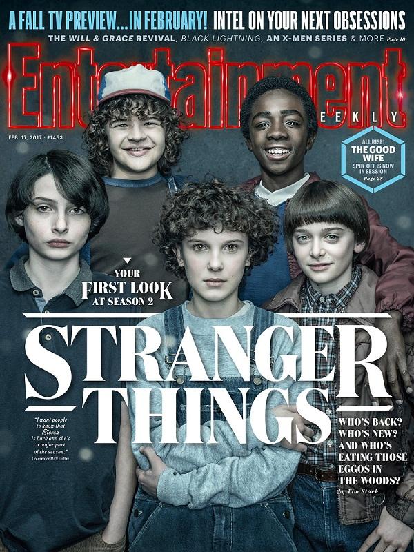 Eleven aparece de cabelos cacheados na capa da Entertainment Weekly