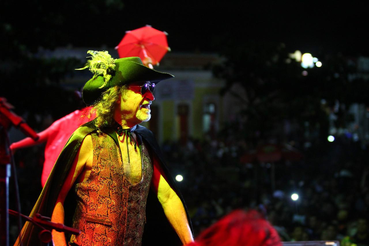 Alceu Valença no Carnaval 2018 (Foto: JC Imagem)