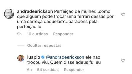 Luana Piovani responde fã sobre relacionamento com Pedro Scooby. Foto: Reprodução/Instagram