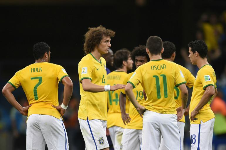 Brasil está longe de ser uma seleção digna do título mundial. Foto: AFP