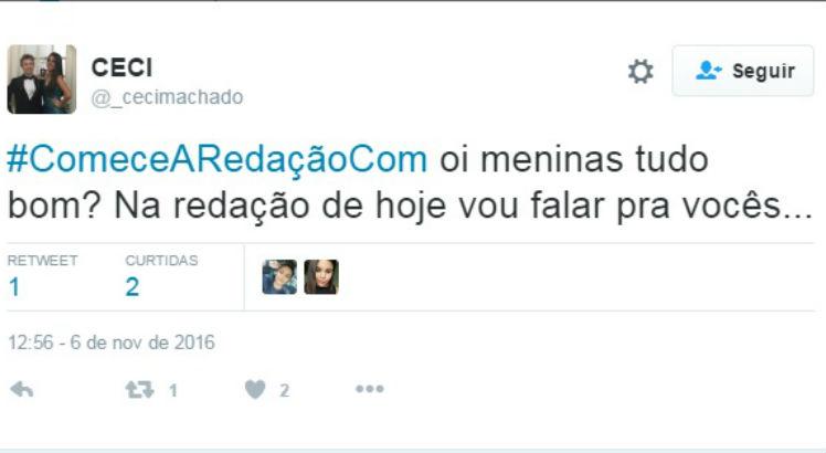 Nas redes sociais internautas criam memes com a hashtag #ComeceARedaçãoCom