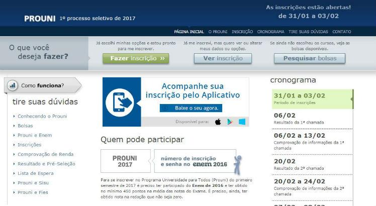 Começam nesta terça as inscrições para o ProUni; são mais de 8 mil bolsas em  Pernambuco.