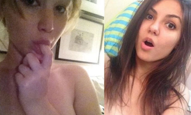 Fotos de famosas nuas como Jennifer Lawrence e Victoria Justice foram divulgadas na rede, mas não se sabe se são reais / Foto: Reprodução