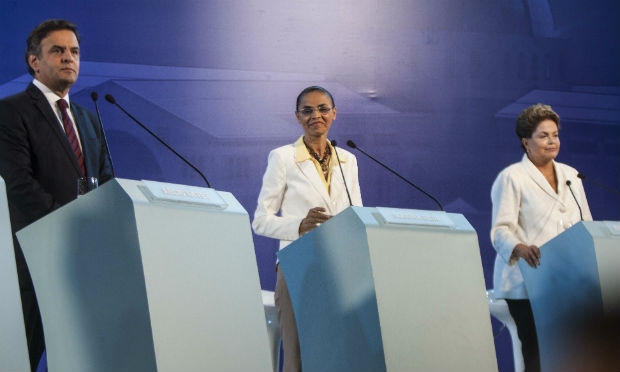 Aécio e Dilma tiveram direito de resposta no 4º bloco do debate CNBB / Foto: Vagner Campos/MSilva Online/Divulgação