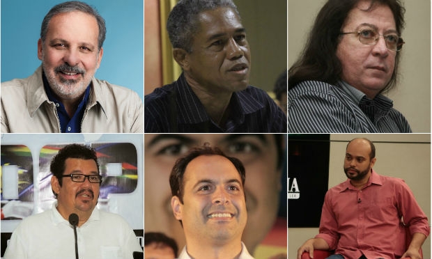 Pernambucos tem seis candidatos a governador / Fotos: Divulgação e JC Imagem