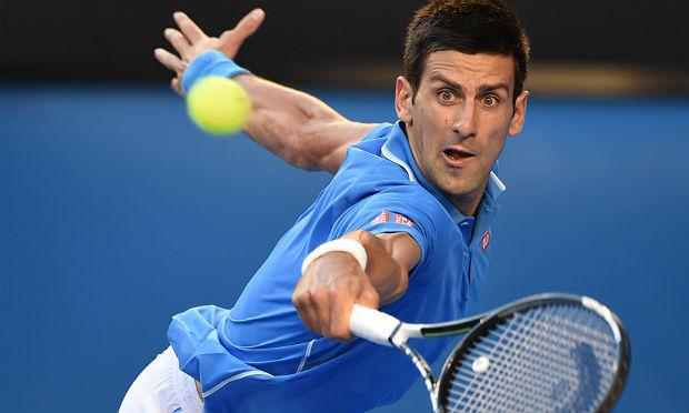 Djokovic soube aproveitar os erros não forçados pelo adversário para facilitar a vitória / Foto: AFP