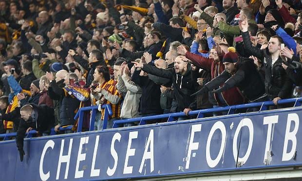 Chelsea foi derrotado em casa pelo Bradford City e está fora da competição / Foto: AFP