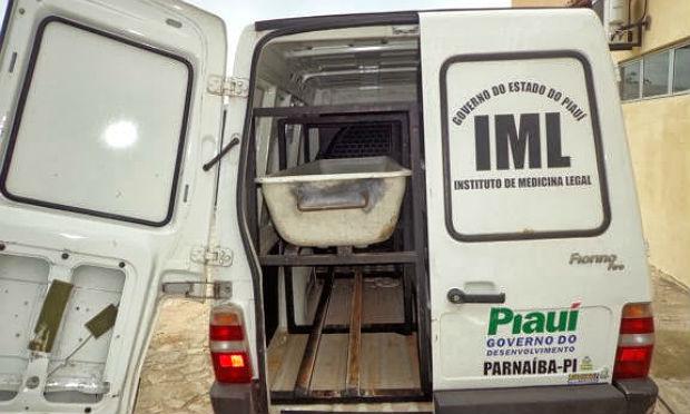 Em dezembro, o veículo do IML local passou uma semana sem combustível / Foto: reprodução/Blog Luis Correia