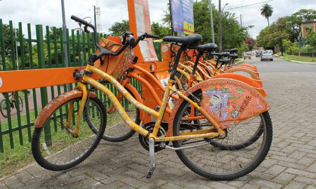 Bicicletas do Bike PE estão disponíveis em Estações distribuídas em pontos estratégicos da Região Metropolitana do Recife / Foto: Mariana Campello/ JC Trânsito