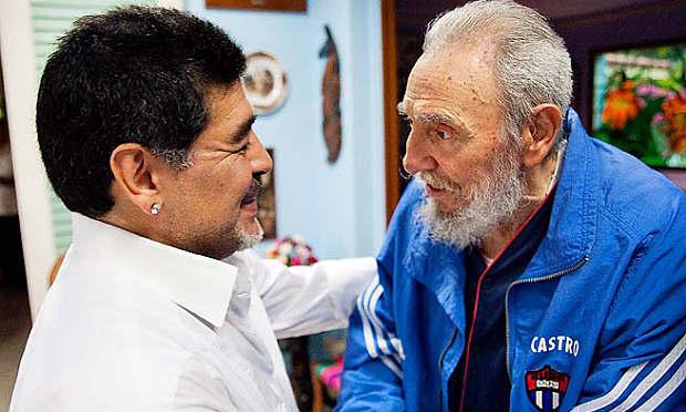 Maradona visitou Havana em janeiro para gravar o programa "De Zurda", transmitido pela emissora multiestatal Telesu / Foto: divulgação