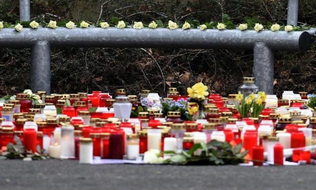 Memorial feito para as vítimas na Alemanha / Foto: AFP