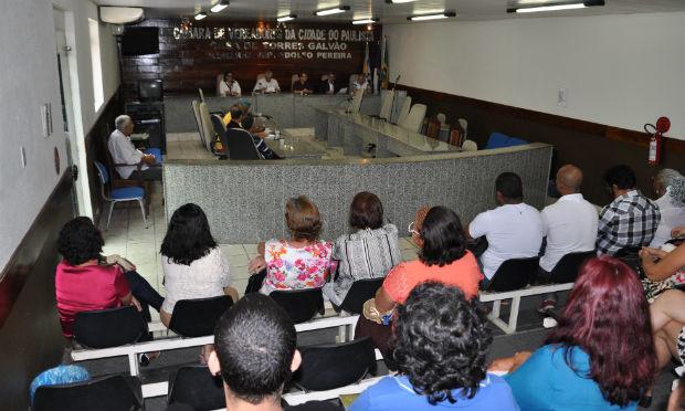 Cerimônia de posse ocorreu nesta segunda-feira (30), na Câmara de Vereadores / Foto: Divulgação