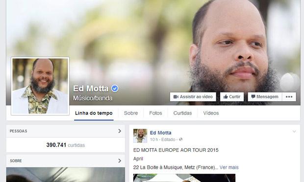 Ed Motta criticou o comportamento de brasileiros em shows de música no exterior / Foto: reprodução Facebook