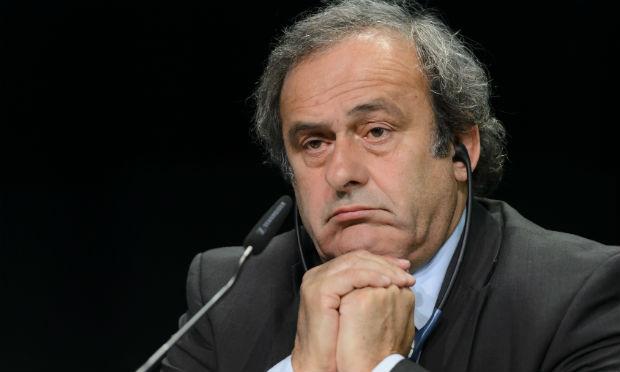 Platini enfrenta uma suspensão de 90 dias por acusações de corrupção / Foto: AFP