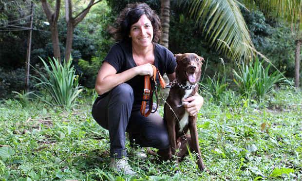 Aina Bosch defende que todos os animais podem ser dóceis, se bem treinados / Foto: Carol Albuquerque/divulgação