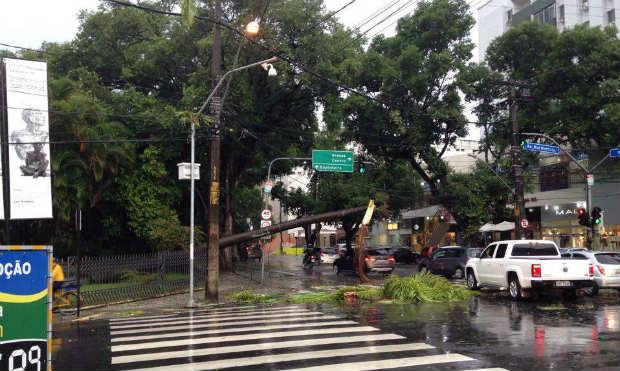 Chuvas deixaram um saldo de destruição no Grande Recife na tarde desta sexta-feira / Foto: Cortesia