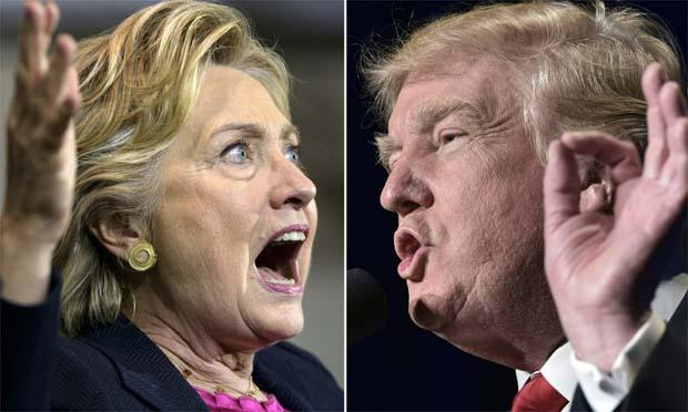 Trump já alcançou o mínimo para ser eleito e Hillary Clinton não consegue mais reverter o resultado / Foto: AFP