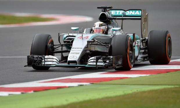 Lewis Hamilton foi desbancado por Nico Rosberg no treino em Interlagos / Foto: AFP
