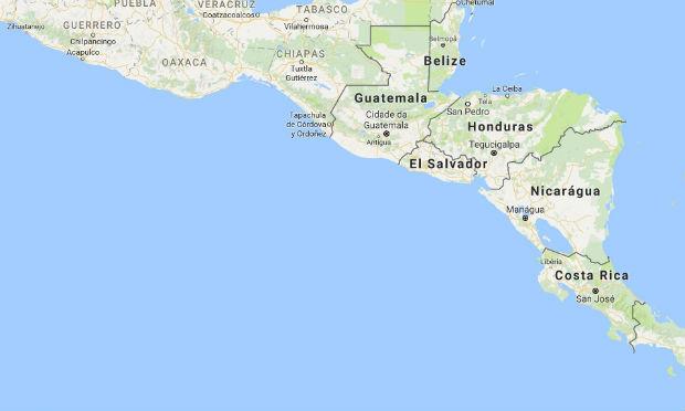 O tremor teve epicentro no Pacífico, em frente à costa de El Salvador. / Foto: Google Maps