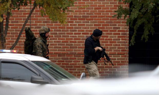 O tiroteio aconteceu na Universidade Estadual de Ohio, nos Estados Unidos. / Foto: Paul Vernon /  AFP