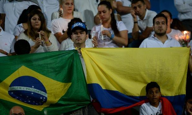 Colombianos prestaram homenagens nessa quarta-feira / Foto: AFP