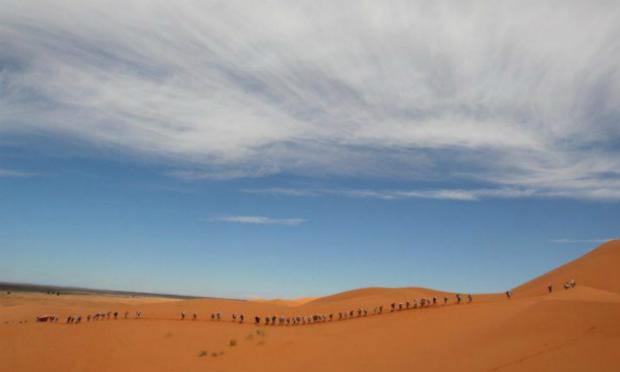 Segundo especialistas, o Sudão já iniciou processo de desertificação e vem enfrentando tempestades intensas de poeira / Foto: AFP