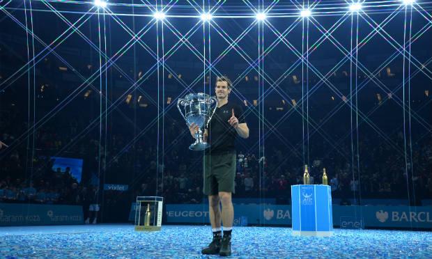 Murray conquistou nove títulos no ano. / Foto: Glyn KIRK / AFP