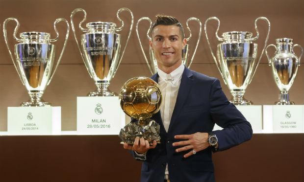 Cristiano Ronaldo é o maior artilheiro do Real Madrid, com 341 gols em 326 partidas, e da Liga dos Campeões (96). / Foto: AFP.