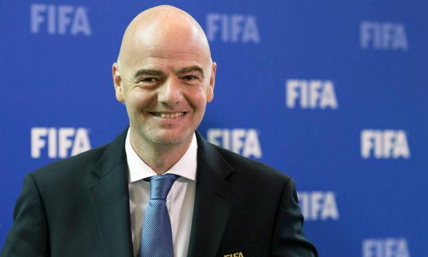 Proposta de mudança da Copa do Mundo foi feita pelo presidente da FIFA, Gianni Infantino / Foto: AFP