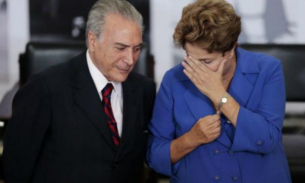 Em 31 de agosto, a presidenta Dilma Rousseff é destituída, no desfecho de uma série de escândalos de corrupção / Foto: AFP