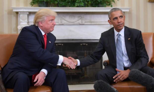 Trump escreveu no Twitter que Obama vem colocando obstáculos na transição, que ele esperava ser pacífica / Foto: AFP