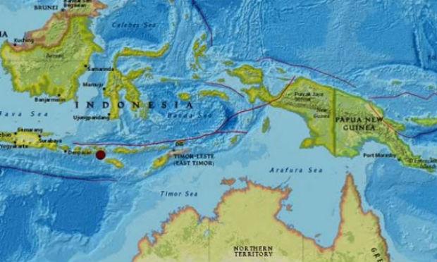 Segundo a agência, o epicentro do tremor foi registrado a 72 quilômetros de profundidade / Foto: Reprodução/ Twitter