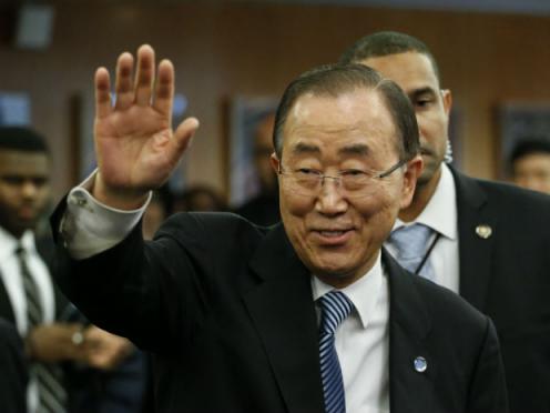 "Milhões de pessoas estarão assistindo enquanto eu perco meu emprego", disse Ban com um largo sorriso / Foto: AFP