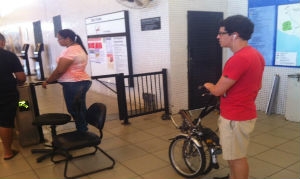 Victor já transportava a bicicleta no metrô há meses, mas foi impedido na tarde desta sexta-feira