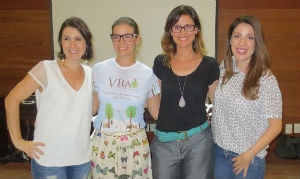 Palestra aconteceu na livraria Vila7 e teve parceria do Portal NE10, na figura de Inês Calado, com o blog Erosdita